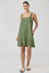 Sale: Studio Short Tank Dress - Olive