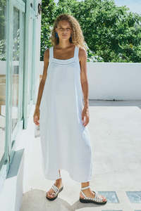 Sale: Miramar Tank Maxi Dress - White