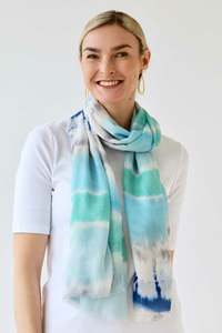 Tie Dye Stripes Scarf