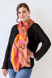 Carousel Scarf -Pinks