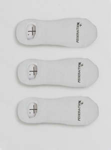 Federation: Secret Socks-3 Pack-White