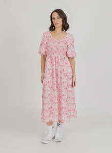 Federation: Poppy Dress - Pink / White