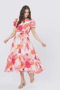 Coastal Maxi Dress-Pink Peach