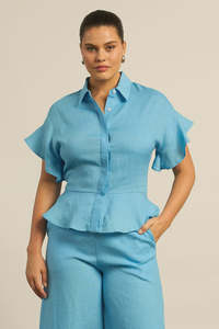 Zoe Kratzmann: Inlet Top - Bay