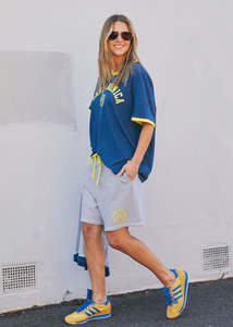 Hammill Co 1: Santa Monica Stripe Short - Blue / White