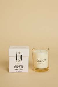 Escape Vanilla Amber 60g Soy Candle