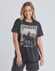 Rodeo Tee - Washed Black