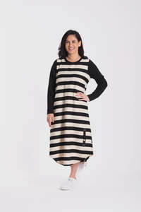 Jellicoe: Simone Dress - Zebra Crossing
