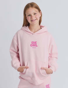 Eve Girl: Eve Girl Sports Club Hoodie - Pale Pink 8-16