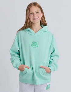 Eve Girl: Eve Girl Sports Club Hoodie - Mint 8-16