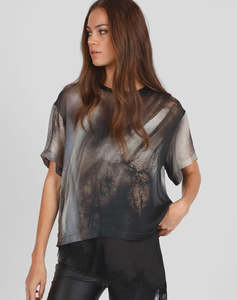 Storm: Sandstorm Print Tee - Black Print