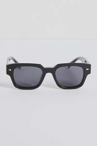 Milano Black Classic Stud Sunglasses