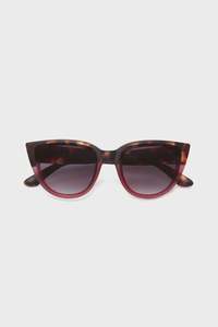 Sunglasses Readers Bluelights: Silvia Sunglasses - Havana /Pink