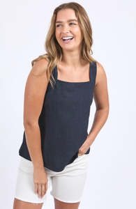 30: Lourdes Top - Navy