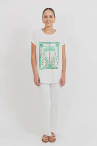 30: Haiti TShirt - Paisley