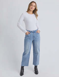 Ambrose Barrel Jean - Light Blue