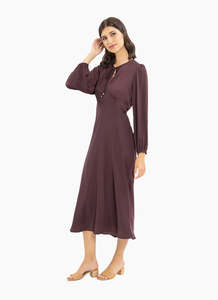 Seeking Lola: Elegant Dress - Mulberry