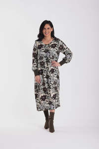 Jellicoe: Sandy Dress - Olive Porcelain