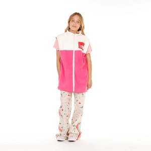 Childern: Girls Everything Vest - Cream Pink