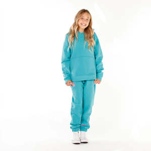 Childern: Girls Besties Isla Hoodie - Seafoam