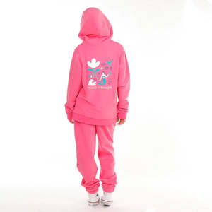 Childern: Girls Seagirl Isla Hoodie - Flamingo