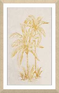 Assorted Furniture: Golden Palms Print