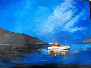 Original Art Pieces: Indo Boat