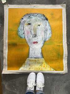 Hand-Painted "Pleasant Bewilderment"