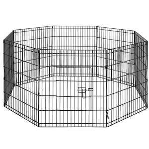 Pet Care: i.Pet Pet Playpen Dog Playpen 30" 8 Panel Puppy Exercise Cage Enclosure Fence