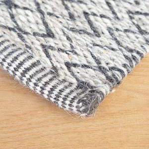 Wallace Wool Rug 150X220cms CHARCOAL