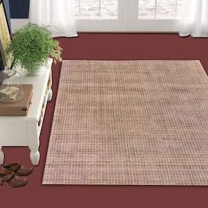 Harvest Mix-Fibre Rug 160X230cms RUST