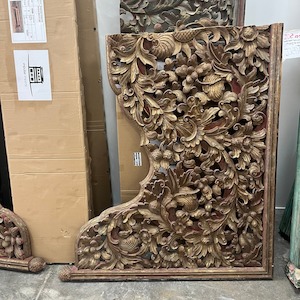 Hand Crafted Decor Panels 1: Indonesian Hand-carved Panel