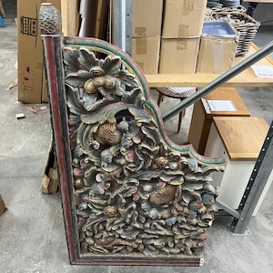 Hand Crafted Decor Panels 1: Hand-carved Wall Panel