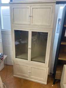Beach Style Glass Display Cabinet