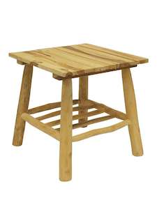 Recycled Wood Sidetable