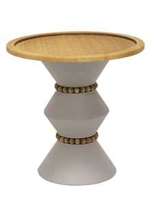 Clearance Furniture: Metal Bead Side table