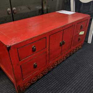 Clearance Furniture: Antique Oriental Low Cabinet Chest
