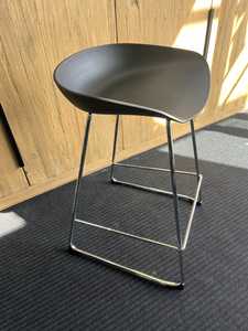 Contemporary Black Bar Stool