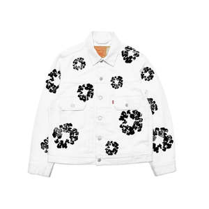 Hoodies Crewnecks: Denim Tears x Levi's Jacket White