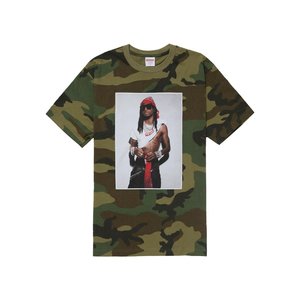 T Shirts: Supreme Playboi Carti Tee Woodland Camo