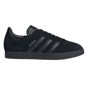 Adidas Gazelle 'All Black' Silver Metallic