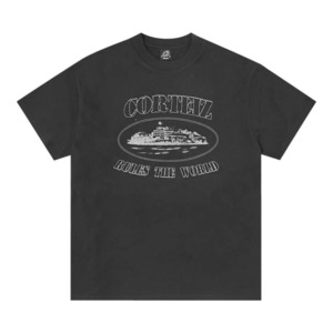 Corteiz Reflective Alcatraz Tee (Triple Black)