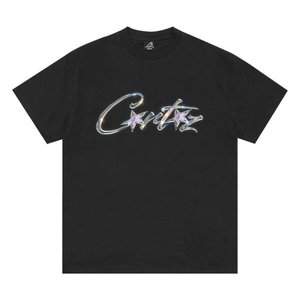 Corteiz: Corteiz Chrome Allstarz Tee (Black)