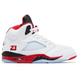 Jordan 5 Retro Fire Red Black Tongue (2025)
