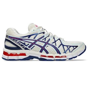 Asics: ASICS Gel-Kayano 20 Cream Blue Red