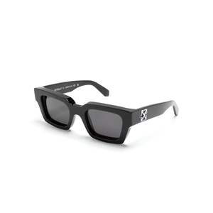 OFF-WHITE Virgil Square Frame Sunglasses Black/Grey (OERI126S24PLA0011007)