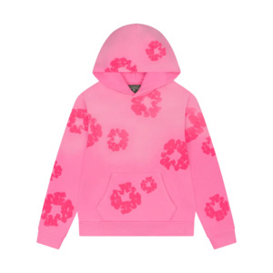 Denim Tears Mono Cotton Wreath Hoodie Pink