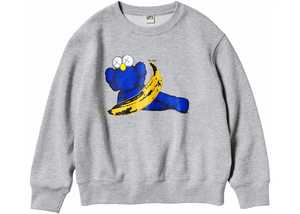 Kaws: KAWS x Uniqlo Warhol Graphic 472951 Sweatshirt Gray