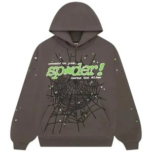 Sp5der Punk V2 Hoodie 'Slate Grey' (FW24)