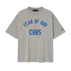 Fear Of God Essentials: Fear of God Essentials Cubs 90s Tee Concrete Heather